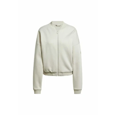 Image of adidas Sportswear Essentials Contemporary Bomber Zipup sweatshirt, Women&#039;s, Size: Medium, Alumina