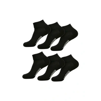 Image of Urban Classics HIGH 6 PACK Socks, Size: 8.5 11, Black
