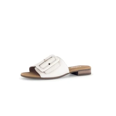 Image of Gabor Comfort Slippers, Women&#039;s, Size: 7, Creme Leather
