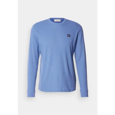 Image of Calvin Klein Jeans Badge TEE Long sleeved top, Men&#039;s, Size: XXL, Dull nile blue