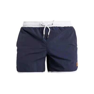 Image of Urban Classics Retro Swimming shorts, Men&#039;s, Size: 5XL, Navy/white