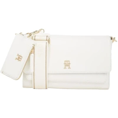 Image of Tommy Hilfiger Crossover SET Across body bag, Women&#039;s, Size: One Size, White