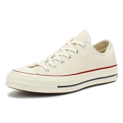 Image of Converse Chuck 70 Canvas Trainers, Size: 7.5, Parchment Textile