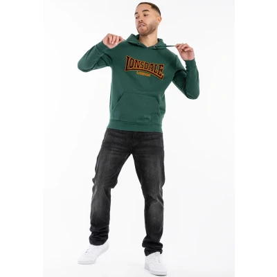 Image of Lonsdale Classic Hoodie, Men&#039;s, Size: XXL, Bottle green