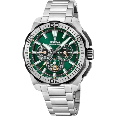 Image of Festina Chrono Bike Green Men&#039;s Watch F20724/3