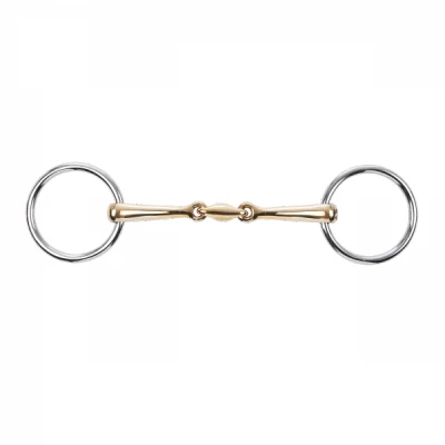 Image of Busse Double Jointed Loose Ring Bradoon Kaugan 12 mm