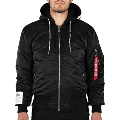 Image of Alpha Industries MA1 ZHP Light jacket, Men&#039;s, Size: Large, Black