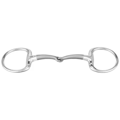 Image of Sprenger SATINOX Olive Head Snaffle 14 mm Simply Broken Stainless Steel 125 Width