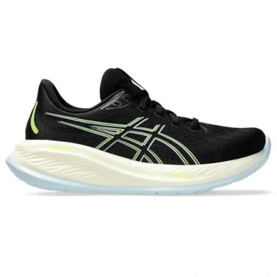 Image of Asics Gelcumulus 26 Road running shoes, Women&#039;s, Size: 7.5, Black safety yellow Synthetics