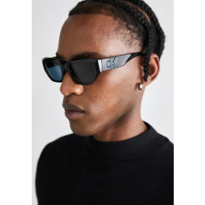 Image of Calvin Klein Jeans Unisex Sunglasses, Size: 54, Black