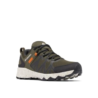 Image of Columbia Peakfreak II Outdry Hiking shoes, Men&#039;s, Size: 12, Deep olive/desert sun Textile/synthetics