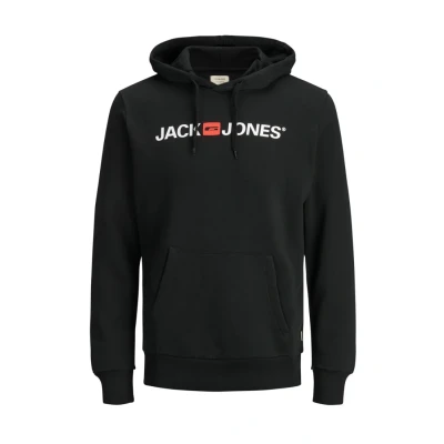 Image of Jack &amp; Jones Hoodie, Men&#039;s, Size: Large, Black