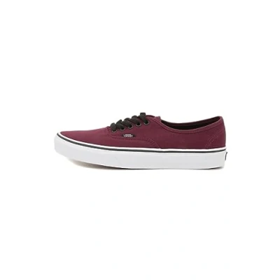 Image of Vans Authentic Unisex Trainers, Size: 5, Port royale/black Textile