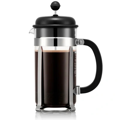 Image of Bodum CAFFETTIERA Coffee Maker, Black, 8 Cup