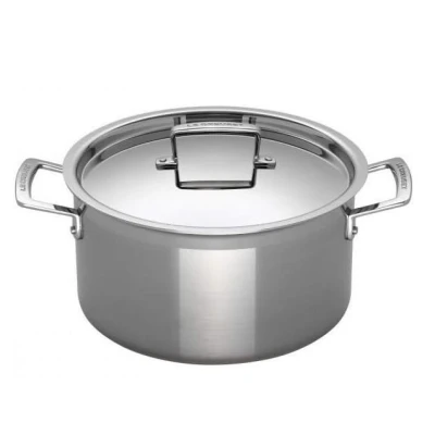 Image of Le Creuset Cooking pan / Soup Magnetik TriPly stainless steel ø 20 cm 4 liters Suitable for all Cooktops