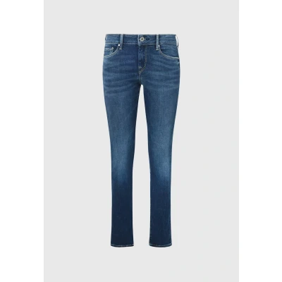 Image of Pepe Jeans London Women&#039;s Soho Slim Jeans, Black, 24W / 32L
