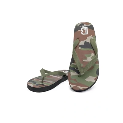 Image of Brandit Pool slides, Women&#039;s, Size: 6.5, Woodland Synthetics