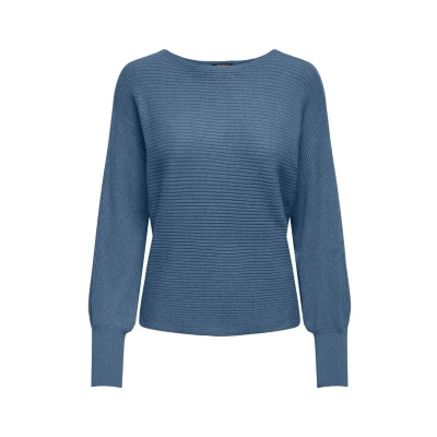 Image of ONLY Adaline LS Jumper, Women&#039;s, Size: XS, Coronet blue detail melange