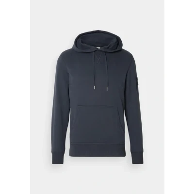 Image of Calvin Klein Jeans Badge Hoodie Sweatshirt, Men&#039;s, Size: Small, India ink