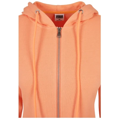 Image of Urban Classics Parka Zipup sweatshirt, Women&#039;s, Size: XS, Papaya