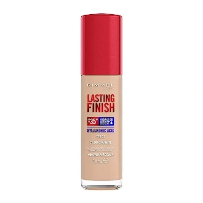 Image of Rimmel Lasting Finish 35Hr Foundation 30ml (Various Shades) 050 Fair Porcelain