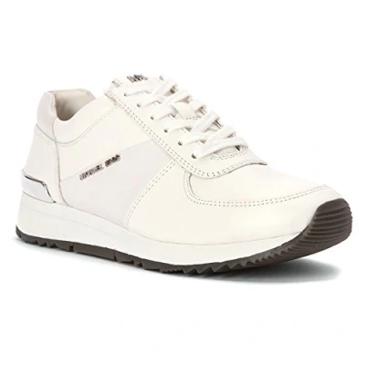 Image of Michael Kors Allie Trainers, Women&#039;s, Size: 6.5, Optic white Leather