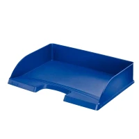 Image of LLeitz 52180035 Letter Tray A4 Landscape Format Pack of 5 Blue Plus Series