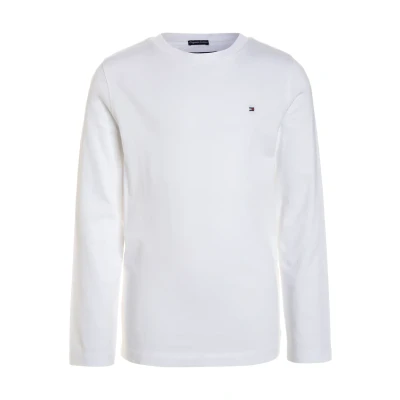 Image of Tommy Hilfiger Boy&#039;s T Shirt, White (Bright White), 104