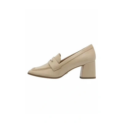 Image of Tamaris Trotteur Classic heels, Women&#039;s, Size: 7.5, Beige Synthetics