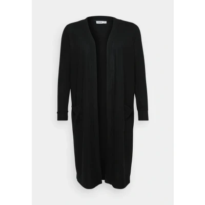 Image of Noisy May Nmcity LONG Cardigan Curve Cardigan, Women&#039;s, Size: 20, Black