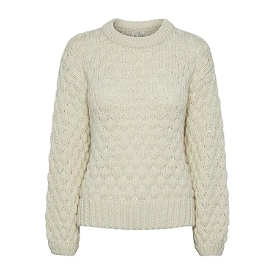 Image of YAS Women&#039;s Bubba Ls Knit Pullover S. Noos Jumper, Birch, XXL