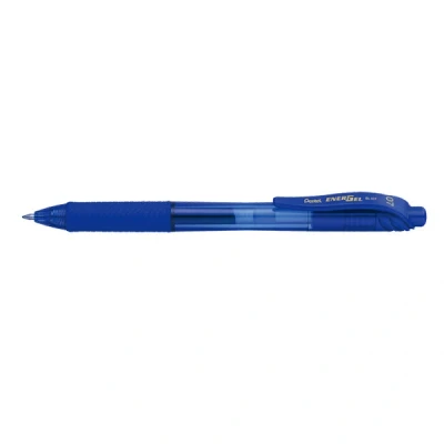 Image of Pentel EnerGel X 0.7mm Tip Retractable Pen, Blue (Pack of 12)