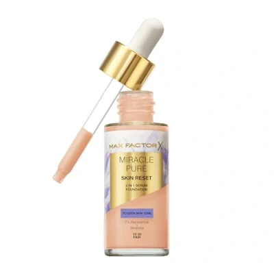 Image of Max Factor Miracle Pure Skin Revival Serum Foundation 30ml (Various Shades) 10 30 Fair