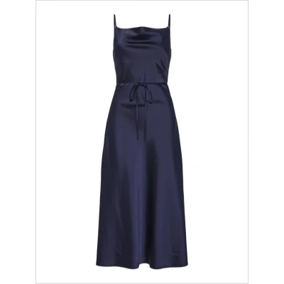 Image of YAS THEA Strap LONG dress Cocktail / Party dress, Women&#039;s, Size: 6, Evening blue