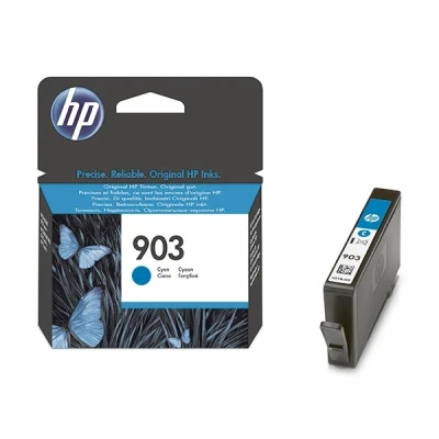 Image of HP T6L87AE 903 Original Ink Cartridge, Cyan, Single Pack, Standard