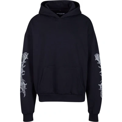 Image of Upscale by Mister Tee GOD Loyalty LOVE Ultraheavy Hoodie, Men&#039;s, Size: 4XL, Black
