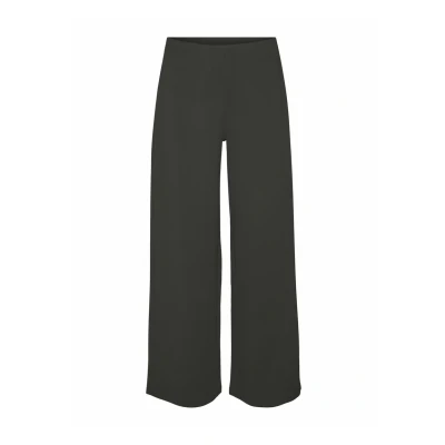 Image of Vero Moda Berlin Zamira MW WIDE NOOS Trousers, Women&#039;s, Size: XSx32, Peat