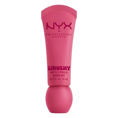 Image of NYX PROFESSIONAL MAKEUP Tinted Lip Balm Enriched with mochi rice powder and nourishing ceramide Blurred Matte finish Smushy Shade: SWIPE SESH