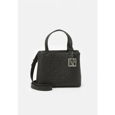 Image of Armani Exchange Small OPEN Womans Handbag, Women&#039;s, Size: One Size, Nero/black