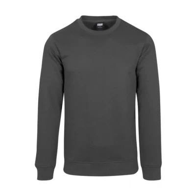 Image of Urban Classics Basic Sweatshirt, Men&#039;s, Size: 5XL, Grey