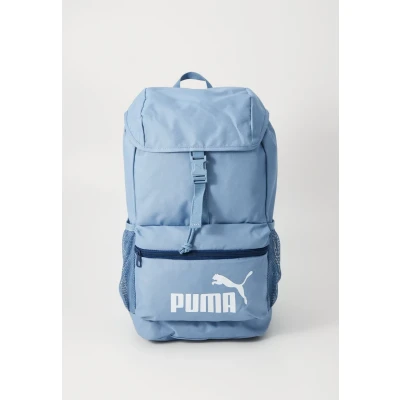 Image of Puma Phase Hooded Backpack Unisex Rucksack, Size: One Size, Cool blue/persian blue
