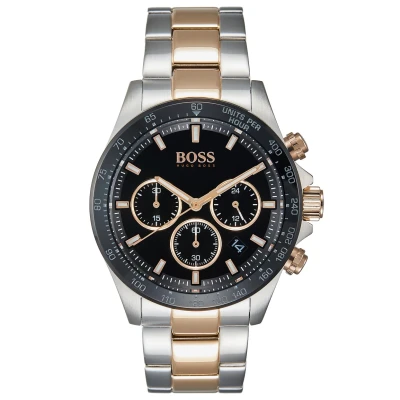 Image of BOSS Chronograph watch silvercoloured, Men&#039;s, Size: One Size, Silver coloured