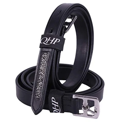 Image of QHP Stirrup leathers Lupine