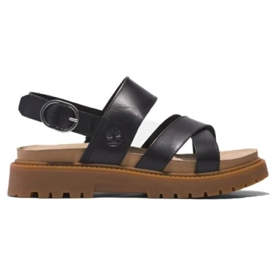 Image of Timberland Clairemont WAY Sandals, Women&#039;s, Size: 7.5, Black Leather