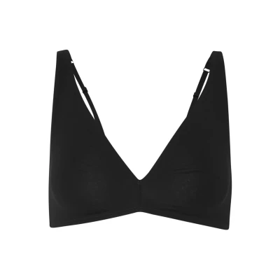 Image of Calida Natural Comfort Damen Triangle bra, Women&#039;s, Size: 36A, Black