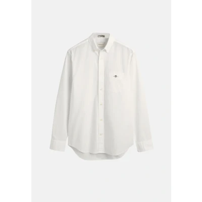 Image of GANT Poplin Shirt, Men&#039;s, Size: 4XL, White