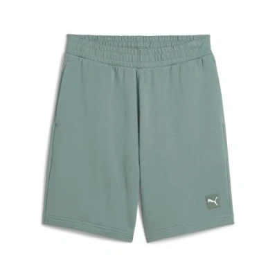 Image of Puma Elevated Shorts, Men&#039;s, Size: XL, Green moon