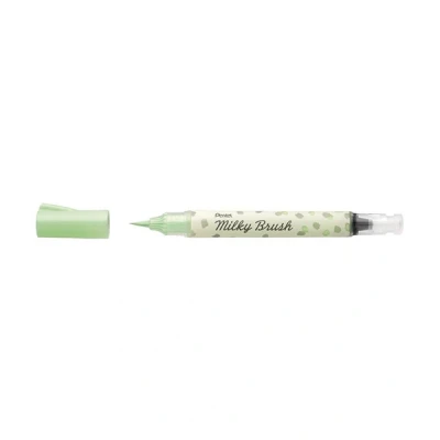 Image of Pentel Milky Brush Pen Pastel Green