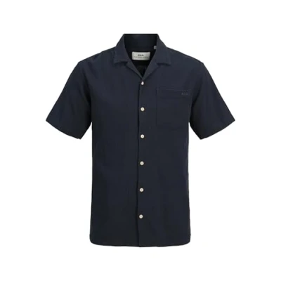Image of R.d.d. royal denim division Men&#039;s Rddwayne Structure Resort Shirt S/S Sn, Salute, L