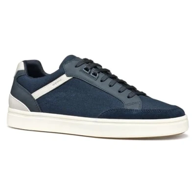 Image of Geox Trainers, Men&#039;s, Size: 10.5, Navy Synthetics/textile
